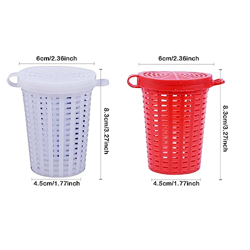 10 Pack Large Size Fishing Bait Cage Trap for Fish Shrimp Earthworm Crab Catfish
| 10 Pack Fishing Lure Plastic Basket