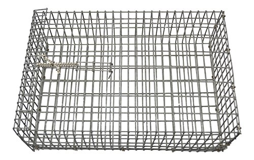 Bandito Bc06g Galvanized Chum Box - Durable Cage for Fishing, Anglers 4x8x12 Inches - Ultimate Reeling in Technique