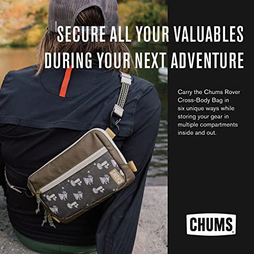 Chums Rover Crossbody Sling Bag – Convertible, Multi-Pocket Day Pack for Women & Men