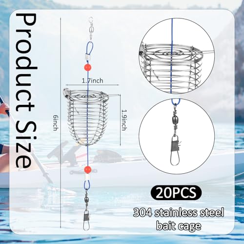 Stainless Steel Fishing Bait Trap Cage for Anglers
| Coarse Lure Feeder Holder Cage for Fishing Enthusiasts
| Premium 2