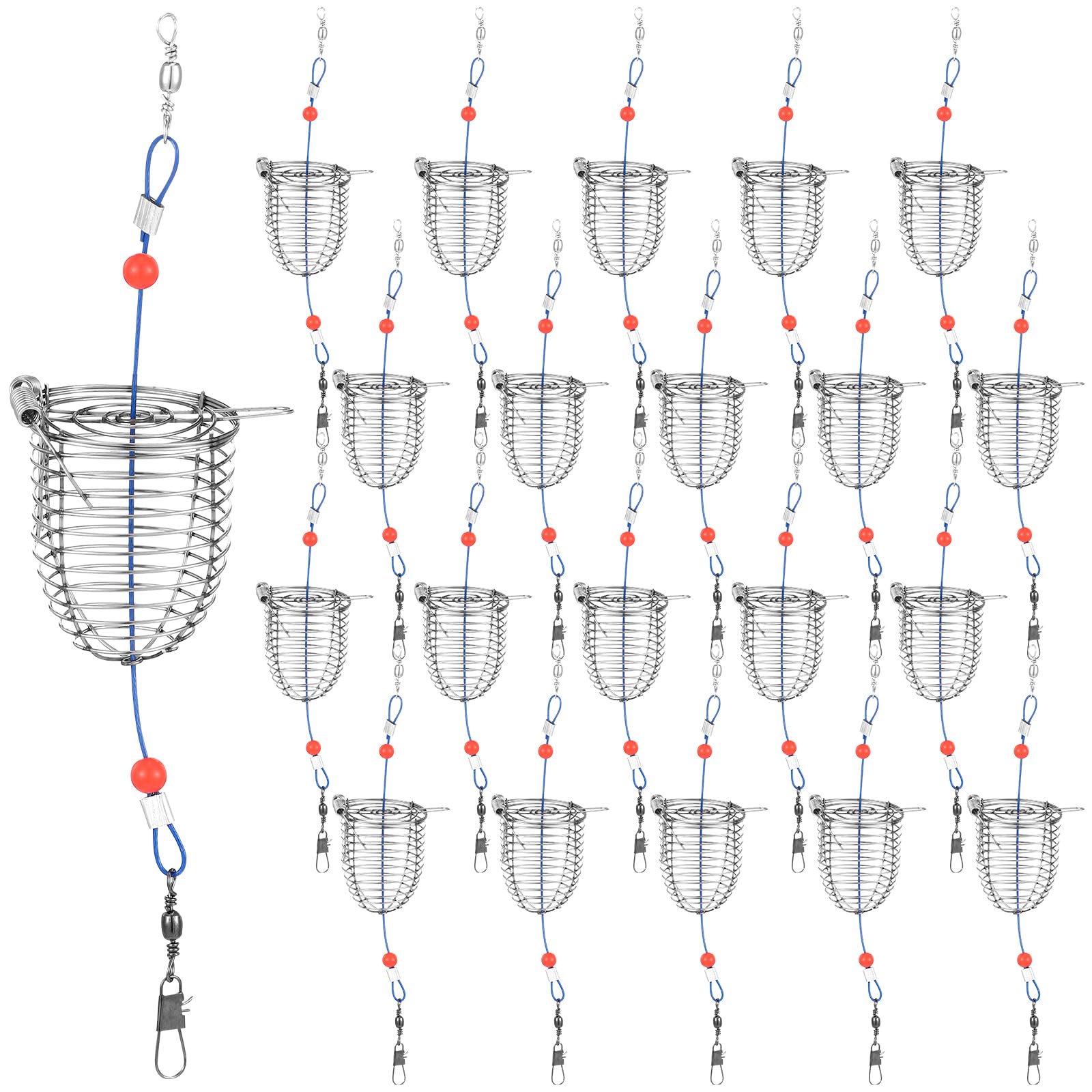 Stainless Steel Fishing Bait Trap Cage for Anglers
| Coarse Lure Feeder Holder Cage for Fishing Enthusiasts
| Premium 2