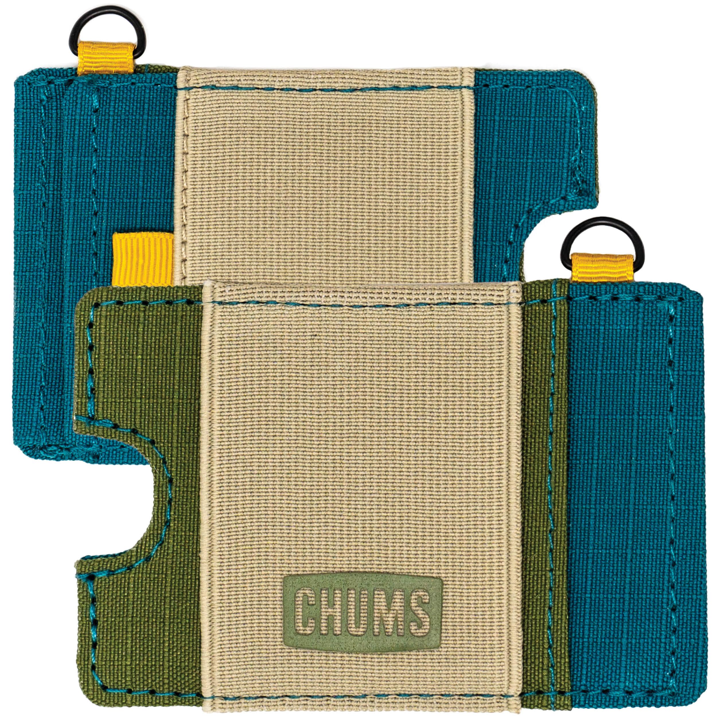 Chums Bandit Lo-Pro Minimalist Wallet - Compact RFID Protection for Men Travel